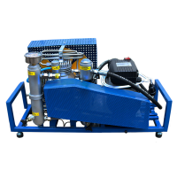 Компрессор высокого давления FROSP КВД 100/300-2Р (220В, 100л/мин, 300бар, 2,2кВт) с регулятором давления 